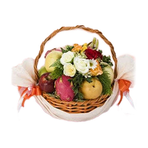 Parcel Buah Bunga Keranjang Parsel Buah Segar Paket Parcel Buah Keranjang Parcel Buah Segar PB17