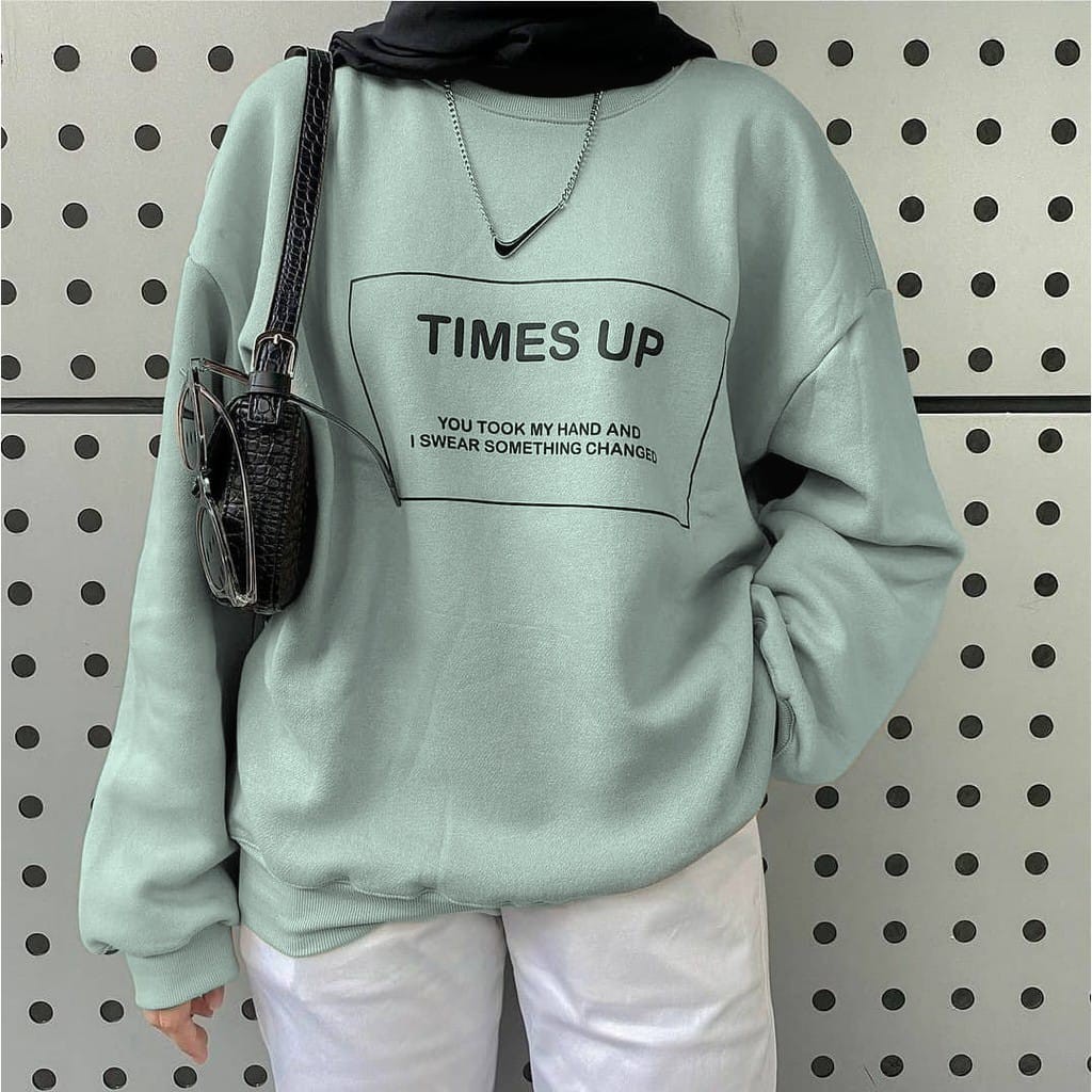 SWEATER WANITA - TIMES UP SWEATER - SWEATER WANITA TERBARU