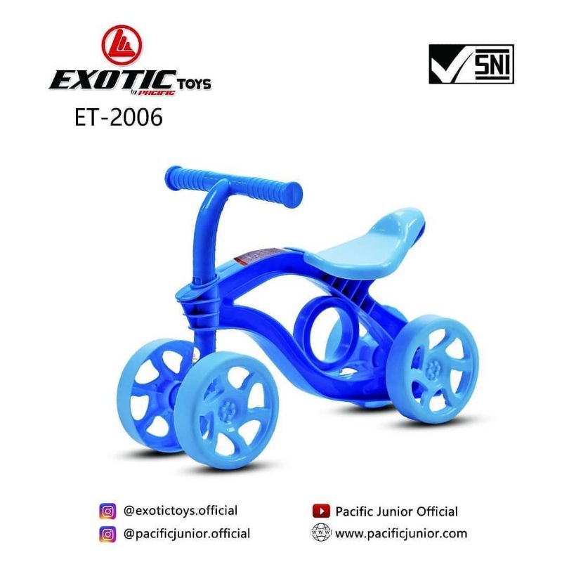 Sepeda exotic Balance bike mode ET 2006