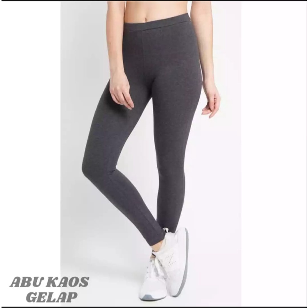 QFS - LEGGING JERSEY WANITA / BAHAN ADEM / HIGH QUALITY / SPORT