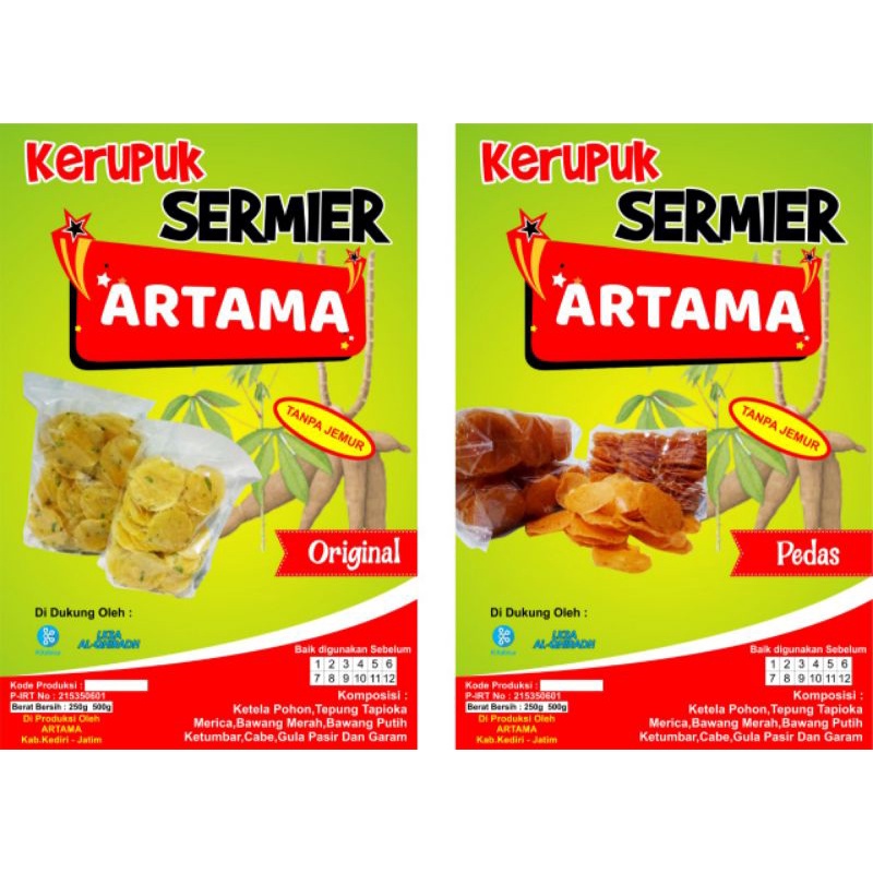 

krupuk sermier artama