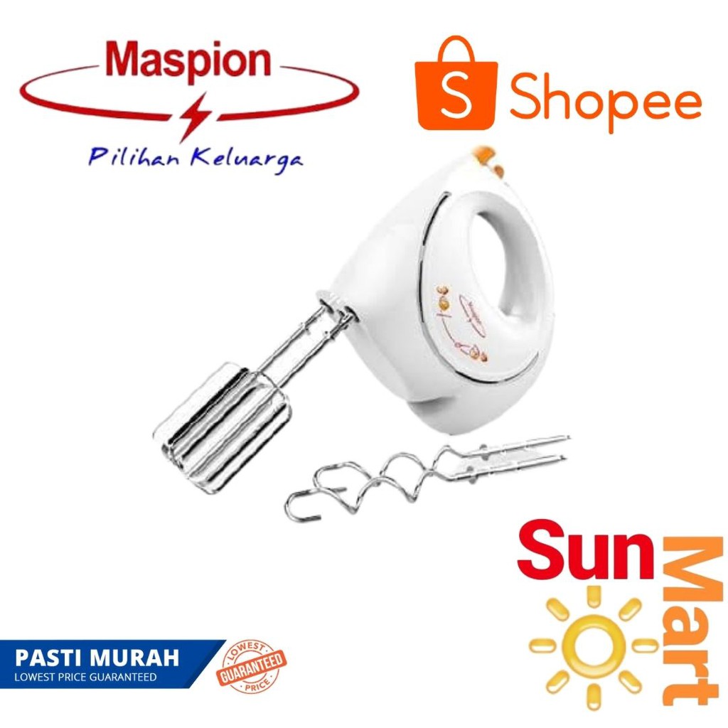 Maspion Mixer Hand MT-1170 MT1170 low watt pencampur bahan makanan