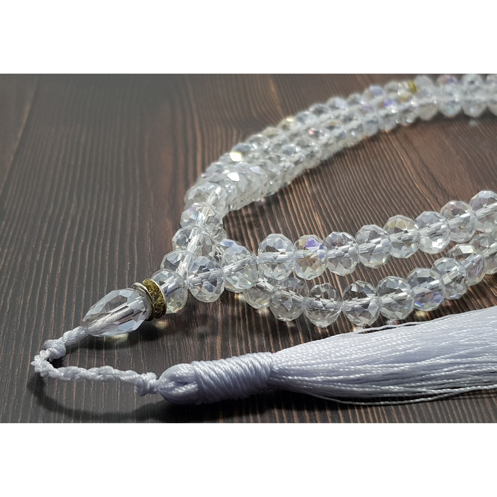 Tasbih Batu Kristal Asli / Tasbih Batu Crystal Original
