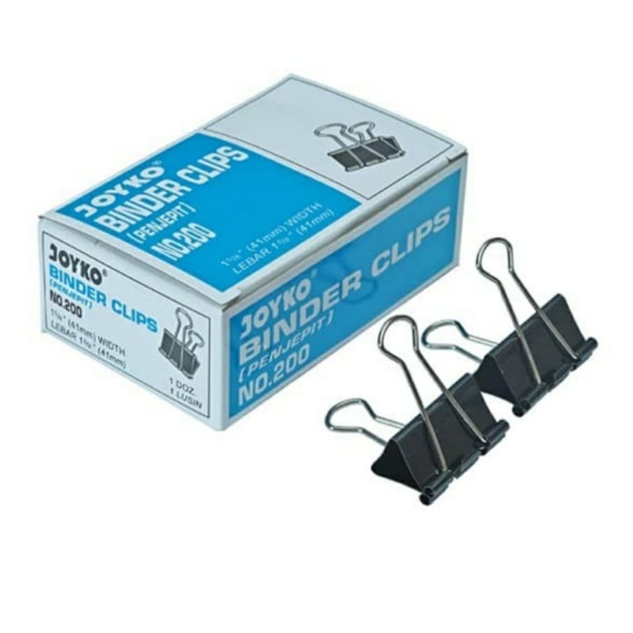

Binder Clip / Klip Binder / Penjepit Kertas Joyko No. 200