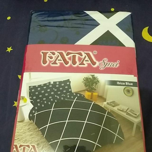 Fata - Sprei Motif Ibiza Blue Ukuran 120x200