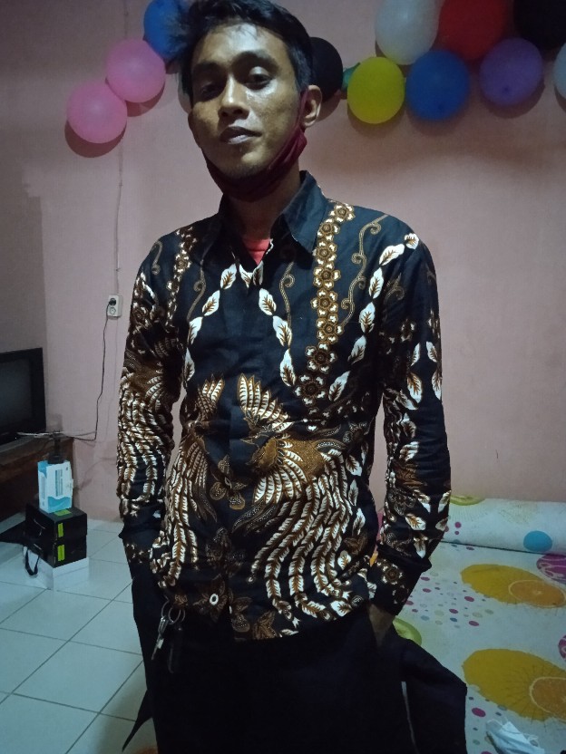Promo  7.7 Mega Sale Kemeja Batik Lengan Panjang M L Xl