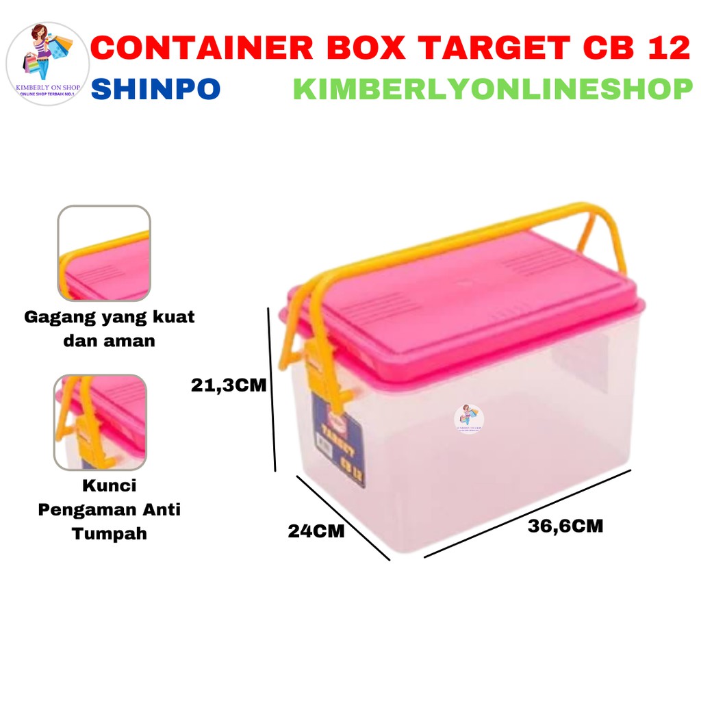 Container Box / Peyimpanan Serbaguna CB 12 SIP 122 Target Shinpo