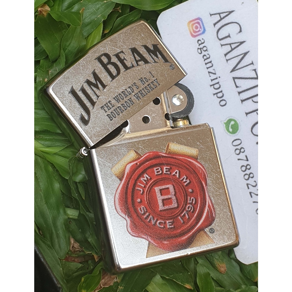 Original Zippo 49326 Jim Beam® Rosette Street Chrome