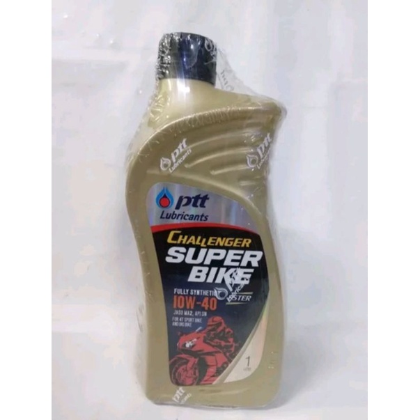 Oli ptt challenger super bike 4t 10w 40 full Ester 1000 ml