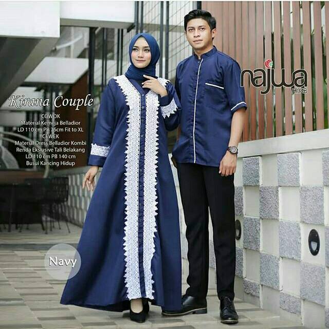 PROMO !!! BISA COD/ Sarimbit pasangan/ Sarimbit keluarga / Kirana Couple (Dress + Kemeja)