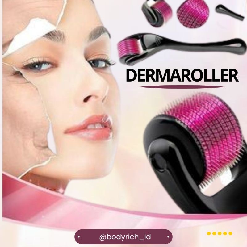 Dermaroller Stretchmark Derma Roller Paket Bopeng Penghilang Bekas Luka