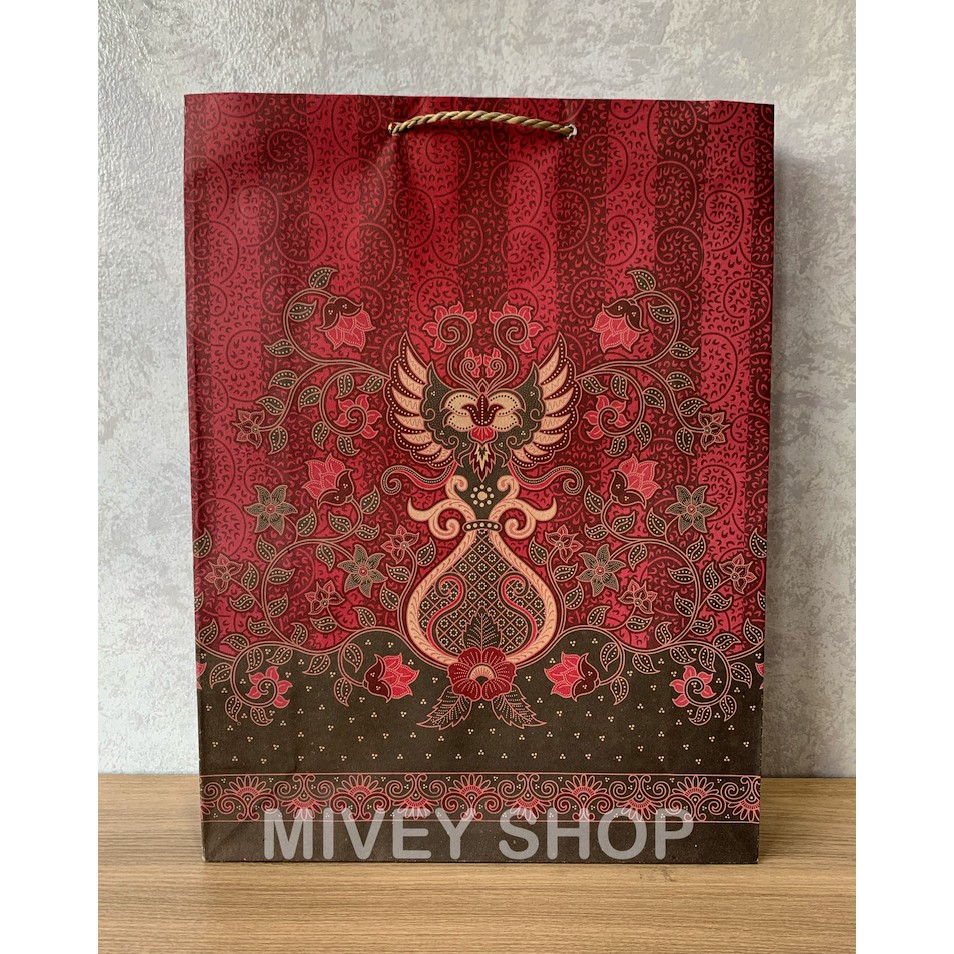 Jual Paper Bag Batik Ukuran Large X X Cm Shopee Indonesia