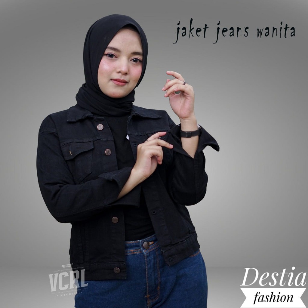 Jaketjeans Jaketwanita 461Qk Jaket Jeans Wanita Terb 99Bp 