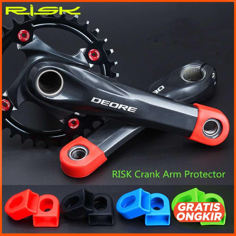 Cover Crank Sepeda Silicone Bicycle Arm Protector - JI1171