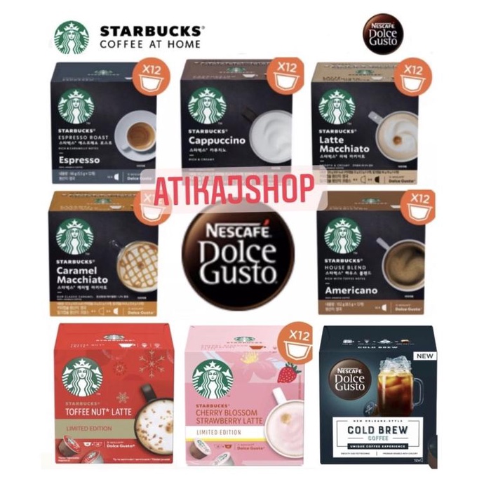 

Nescafe Dolce Gusto NDG Starbucks Coffee Capsule
