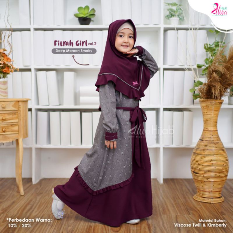 Gamis Fitrah Anak Ori by Alwa Hijab