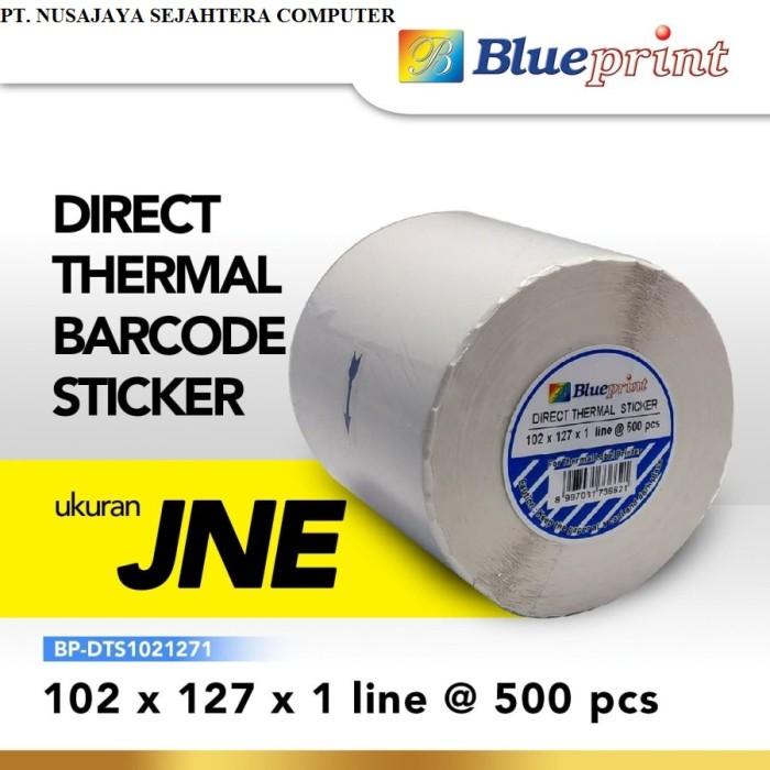 

Direct Thermal Sticker/ Label Stiker Blueprint 102X127X1 Line Isi 500