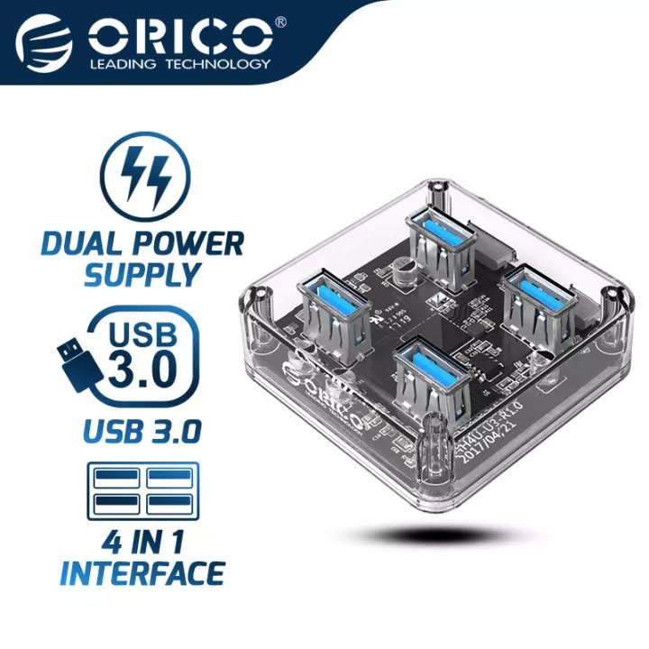 ORICO F4U-U3 4 Port USB3.0 Transparent HUB / Orico MH4U-U3-10 4 Port USB3.0 Transparent HUB