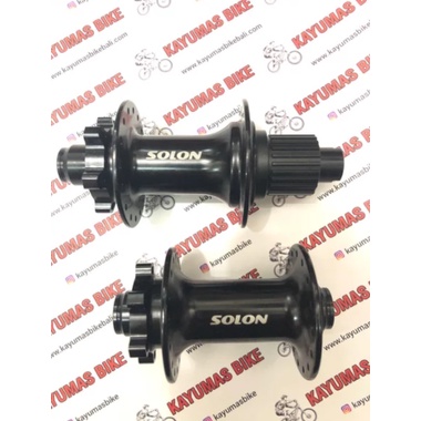 HUB FREEHUB SOLON BOOST DH952TF 15 x 110mm & DH952TR 12 x 148mm MICRO SPLINE 12 SPEED 32 HOLE BLACK