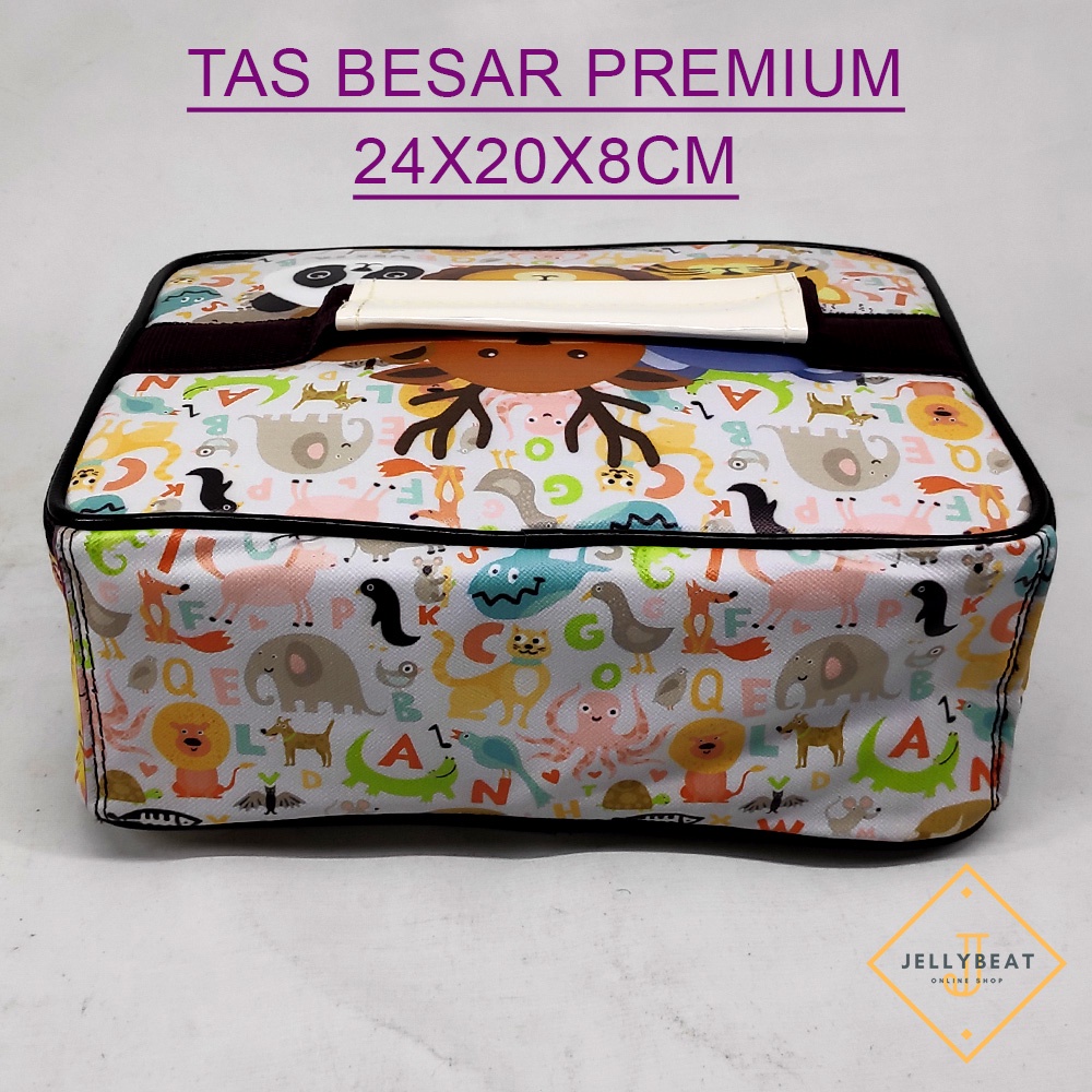 TAS BEKAL BESAR PREMIUM SINGLE (24x20x8cm) - ANIMAL