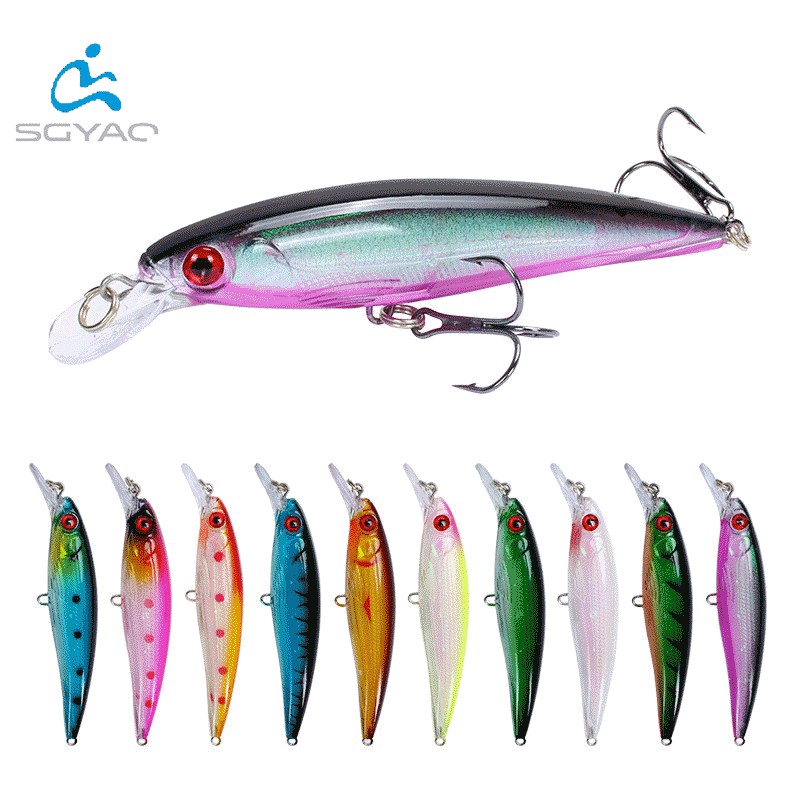 Shengyao New 1pcs 11cm/13.5g Floating Minnow Umpan Pancing Swimbait Fishing Lure Ikan Wobbler Bait Bass Kail