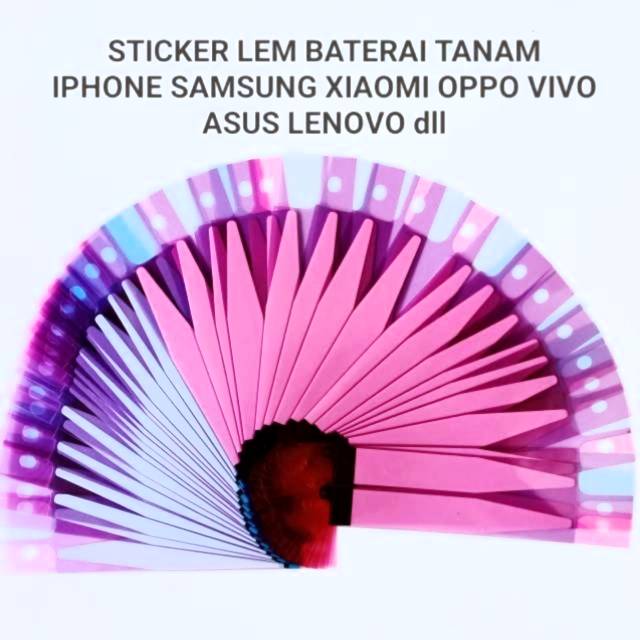 Lem Sticker Adhesive Baterai Batre Battery Tanam For tipe IP Xiaomi Samsung Oppo Vivo dll