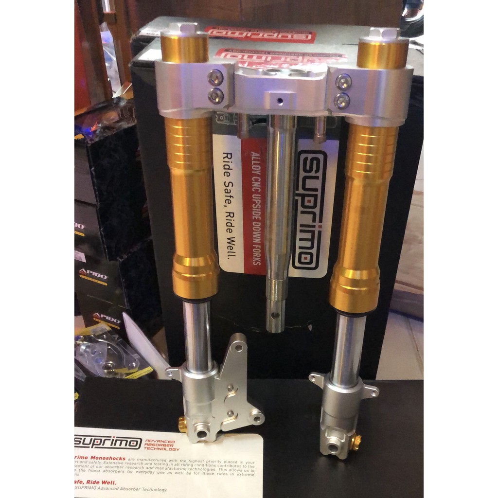 usd supra gtr suprimo - sok depan supra gtr suprimo - up side down supra gtr- sok depan supra gtr