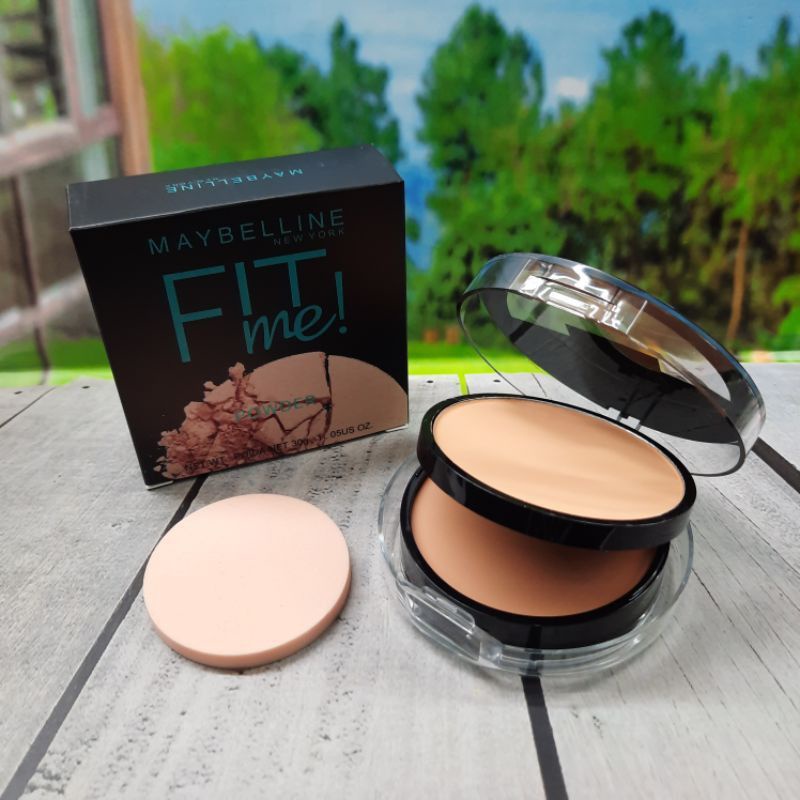 BEDAK MYB FIT ME 2 IN 1 / MYBELIINE COMPACT POWDER 2 IN 1 / BEDAK MYB KERING &amp; BASAH