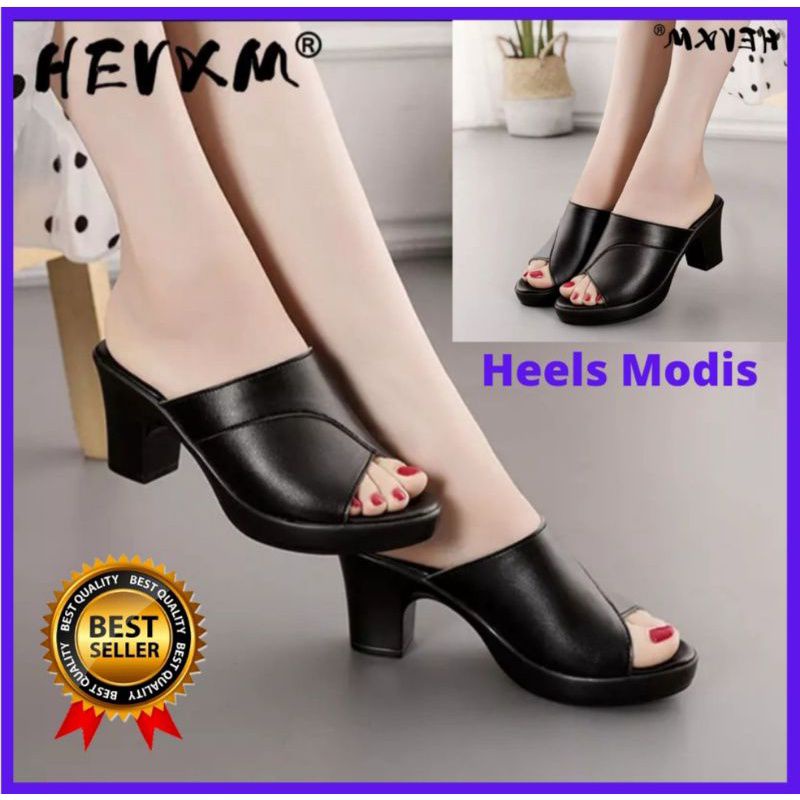 Sepatu Heels Modis Tumit Asli (Modis)