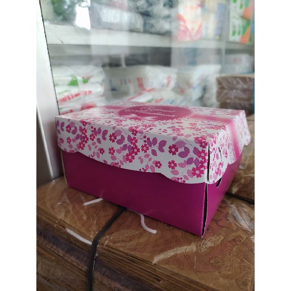 KOTAK KUE / DOS SNACK / DUS KUE / SNACK BOX R3 14x11X7cm