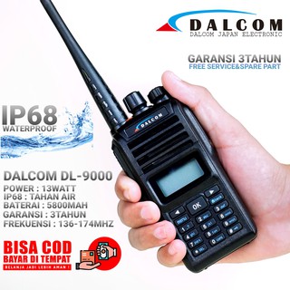 HT DALCOM JAPAN DL-9000 IP68 VHF 136-174  MHZ  WATERPROOF