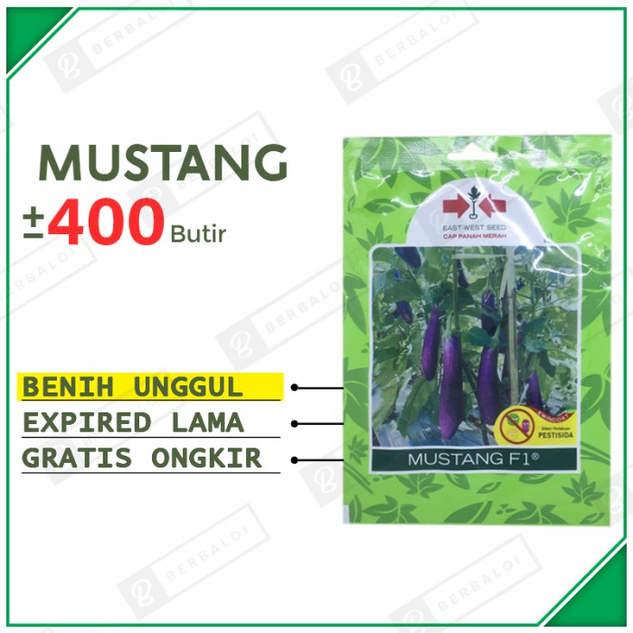 Mustang F1 Benih Terung Ungu Unggul Bibit Terong Panjang Hibrida SP