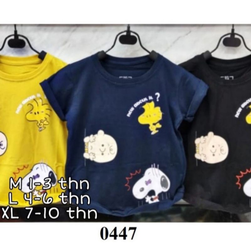 baju anak kecil snoopy kaos cewek cowok perempuan laki laki pakaian pria wanita lucu unik model baru