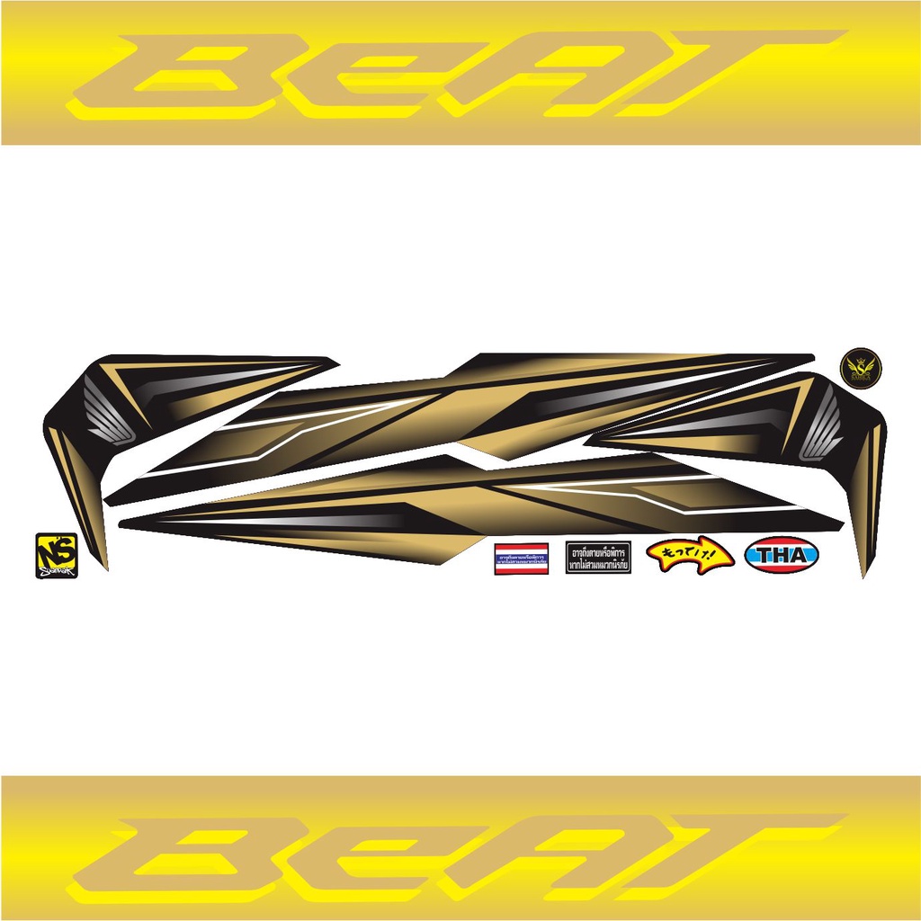 STRIPING VARIASI MOTOR HONDA BEAT STREET VARIASI STICKER MOTOR BEAT STICKER MOTOR BEAT
