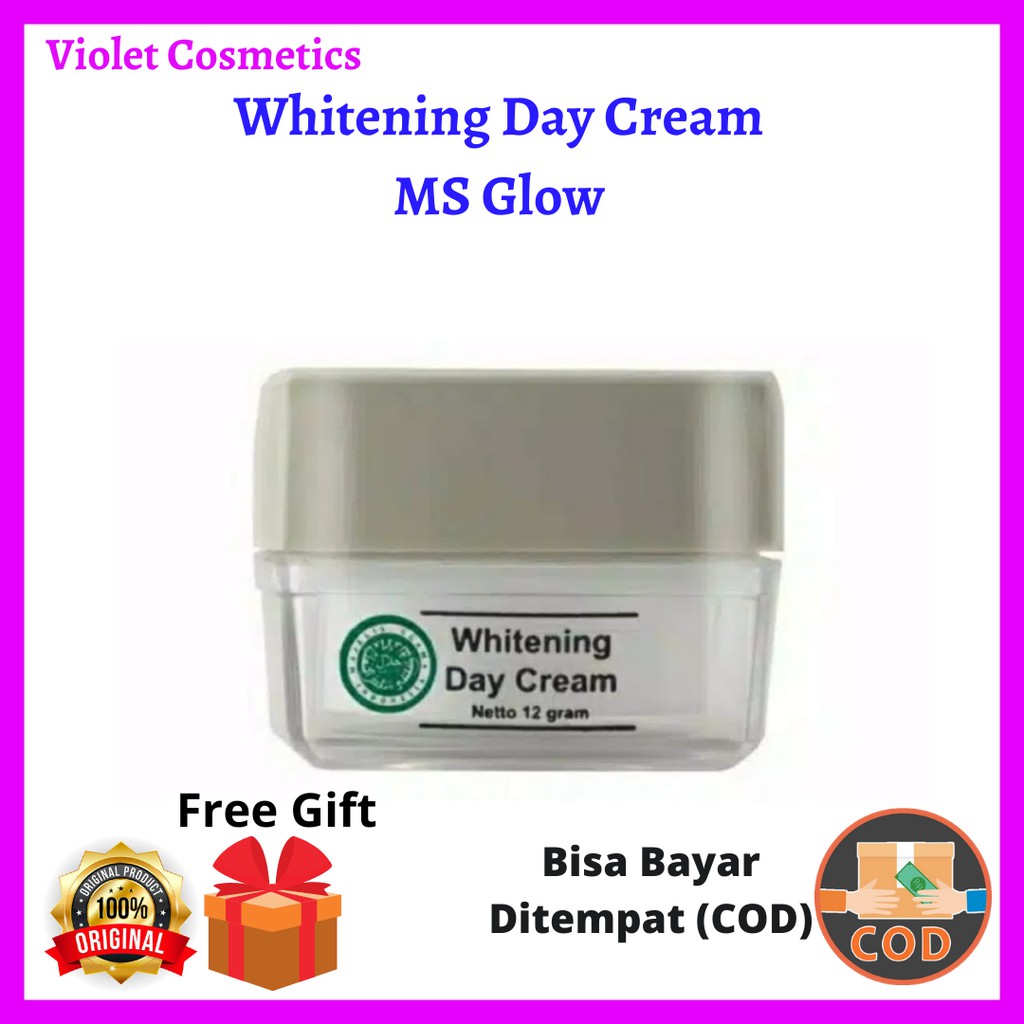 MS GLOW Whitening Day / Cream Pagi Whitening Ms Glow / Whitening Day Cream Ms Glow