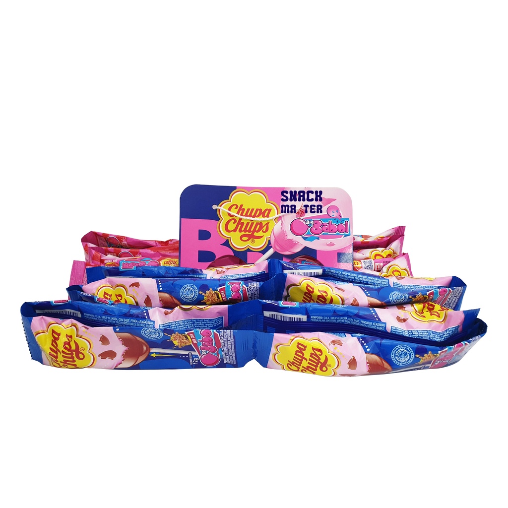 

Chupa Chups Big Babol Lollipop Renceng - Netto 12 gram x 24 bks