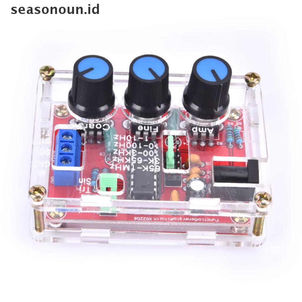 (seasonoun) Xr2206 Generator Sinyal Gulma Output 1HZ-1MHZ + Case DIY