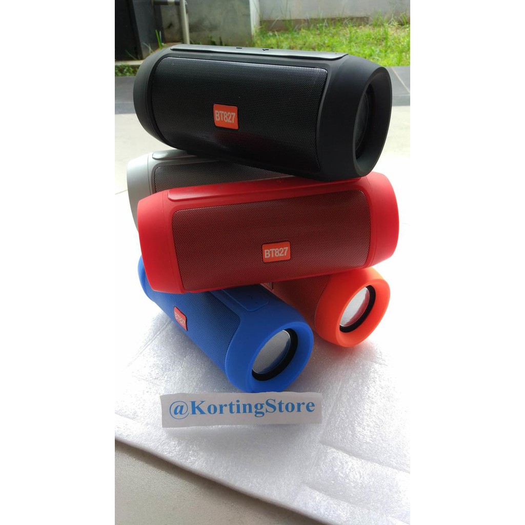 Speaker Bluetooth Wireless Bt827 + Powerbank Mirip Model Jbl Asli