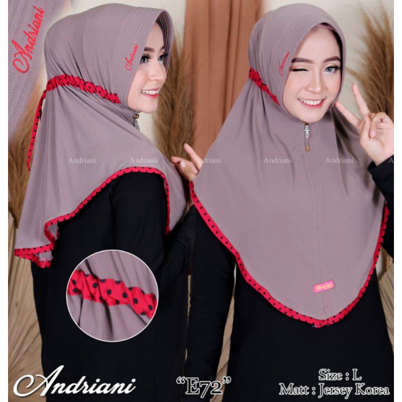 hijab andriani polka serut