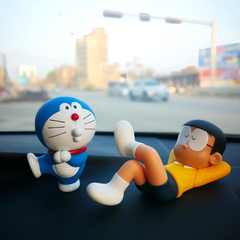 Lanfy Doraemon Figure Collectible Dolls Model Collection Mainan Action Figure