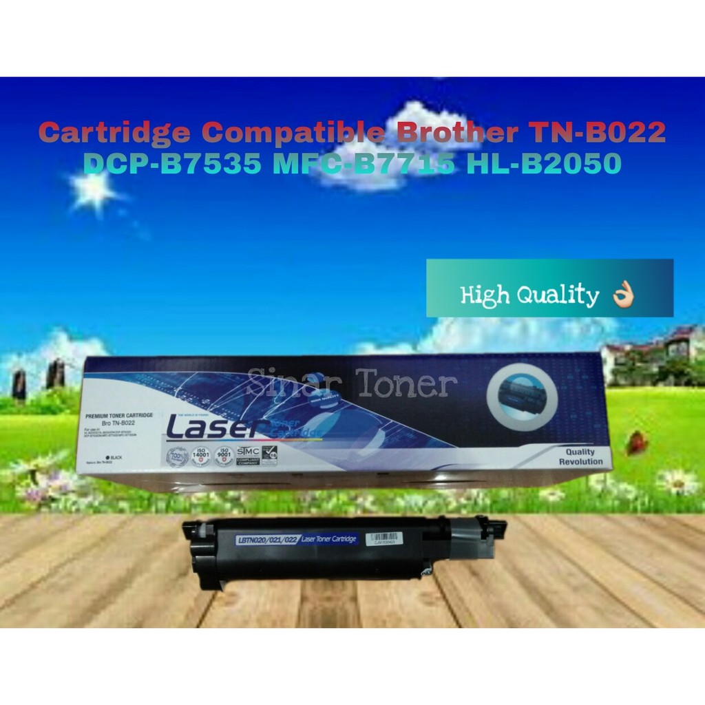 Toner Compatible BRO TN-B022 For B2080DW B7535DW B7715DW SIAP PAKAI