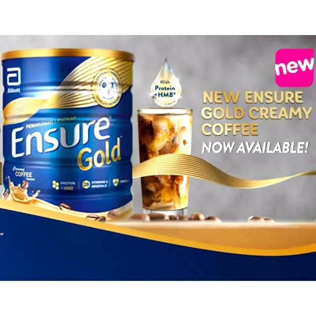 

ABBOTT Ensure Gold COFFEE (IMPORT) 850 Gram Kaleng