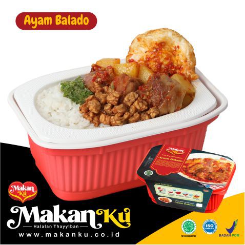 

MRE (MEAL READY TO EAT) makanan siap saji dgn pemanas MAKANKU - AYAM BELADO