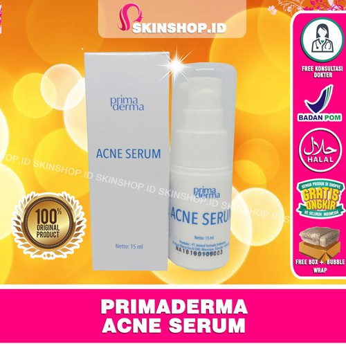 [STOK TERBARU] Primaderma Acne Serum 15ml Original / Serum Penyembuh Jerawat BPOM Aman