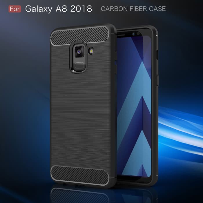 FIBER LINE Case Samsung A8 2018 / Case Samsung A8 Plus 2018 / case hp / soft case / hard case