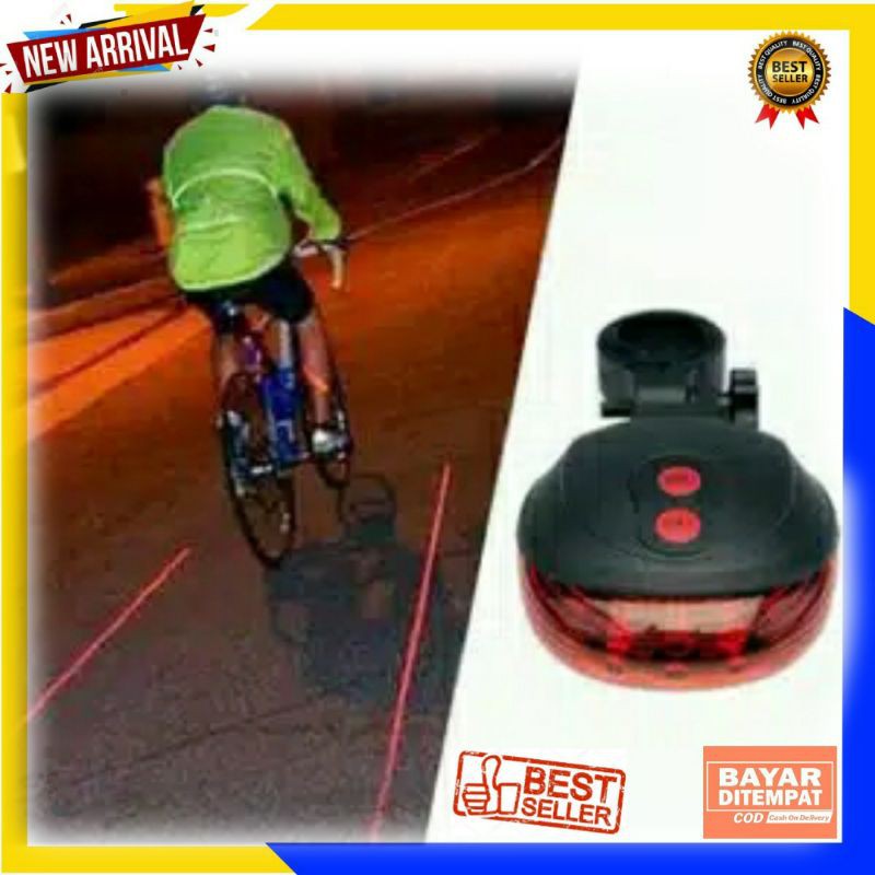 lampu laser sepeda | laser goes lampu belakang