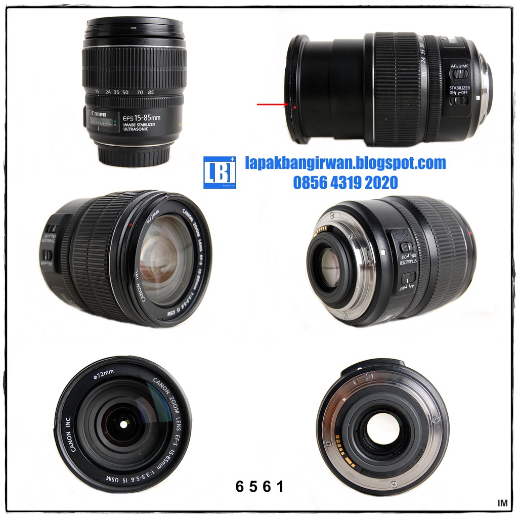 CANON EFS 15-85mm USM KODE 6561 LBI JOGJA