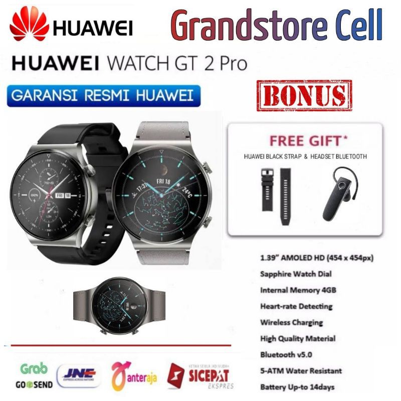 HUAWEI WATCH GT 2 PRO GARANSI RESMI HUAWEI INDONESIA