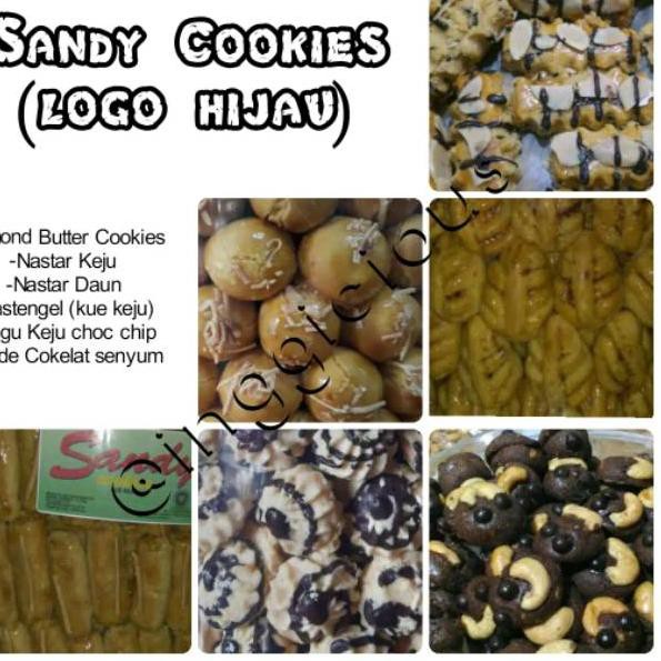 Best RWLKH Kue kering Sandy Cookies kiloan (label hijau) 250gr -nastar, sagu keju cokelat, mede cokl