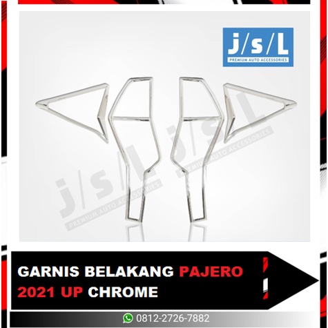 Garnish Lampu Belakang PAJERO 2021 UP CHROME